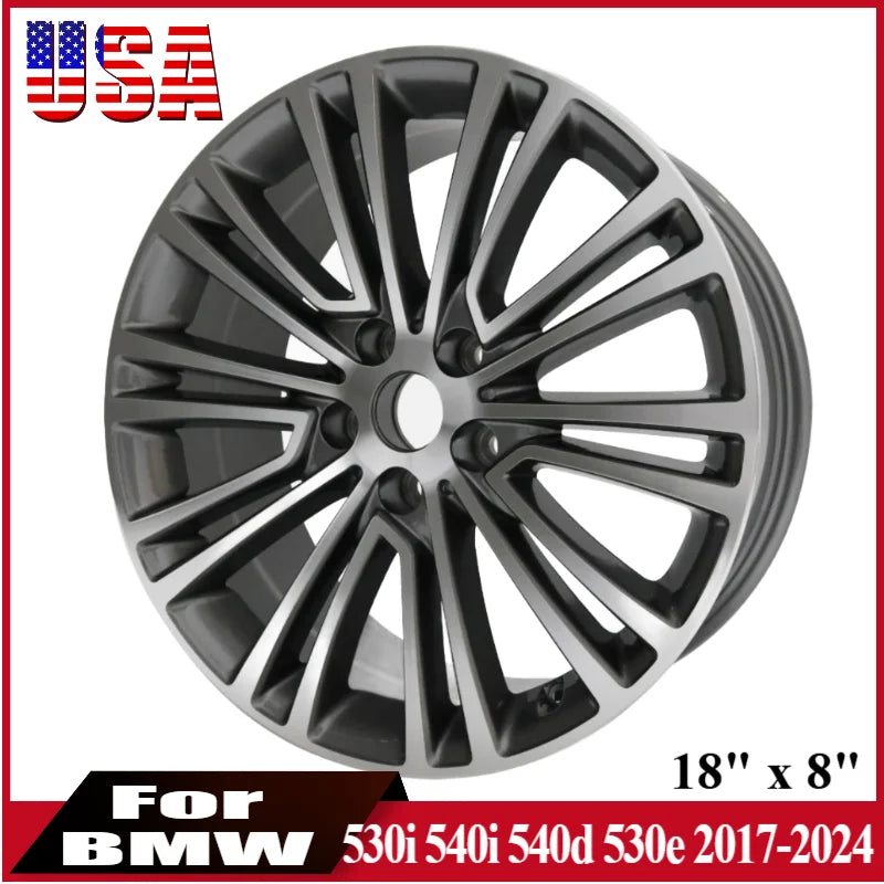 18 x 8 inch Wheel Rim For BMW 530i 540i 540d 530e 2017-2024 18" Car Tire Wheel Rim Auto Replacement 36116863420
