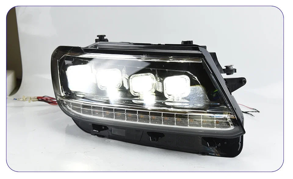 Car Front Lamps for VW Tiguan L 2017-2021 LED Auto Headlights Assembly Upgrade Bugatti Style 4 Projector Lens Accessories