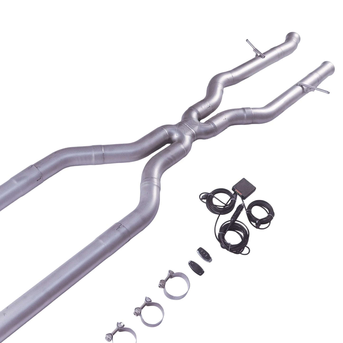 For 2012~2016 Mercedes AMG GL63 ML63 X166 5.5 Exhaust Muffler, Car Electric Valve Exhaust System Created with 304 Stainless Stee