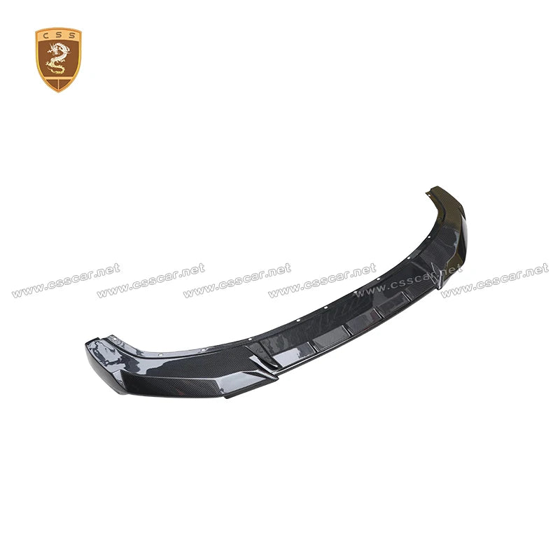 Abina Style Car Front Bumper Diffuser Rear High Spoiler Wing Splitter Canard Lip For Lotus Emeya Dry Carbon Fiber Side Skirts