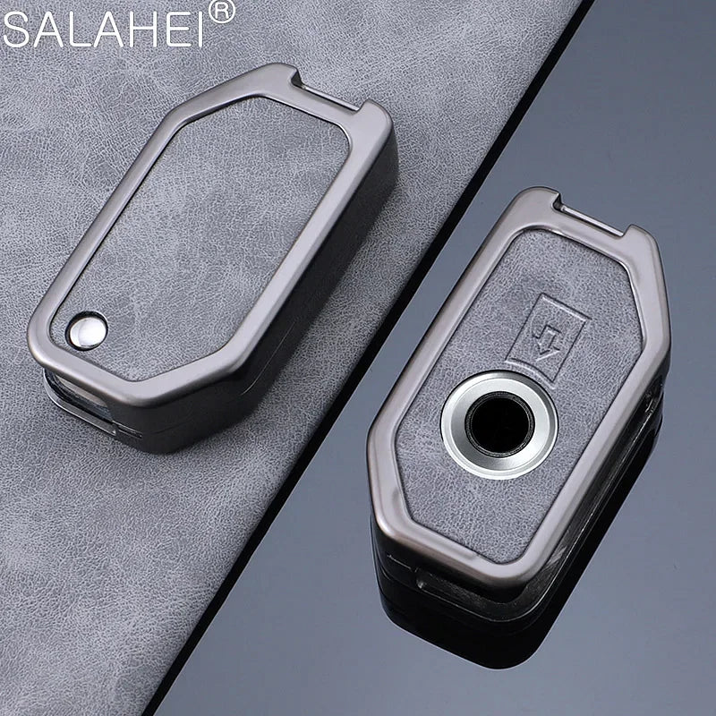 Color Name: Black - Key Case Skin Cover for BMW R1250GS R1200GS - Premium Interior Accessories from salahei - Just $26.09! Shop now at Rapidvehicles