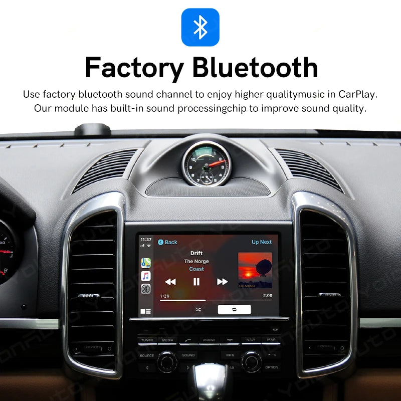 Wireless Carplay Module Wired Android Auto Retrofit kit Decoder for Porsche PCM 3.0/3.1/4.0 For Panamera Cayenne Cayman Macan