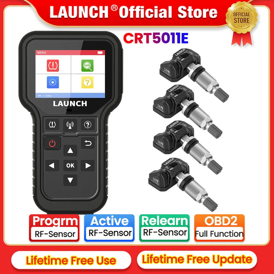 LAUNCH X431 Tire Pressure Sensor Program Relearn Activation CRT5011E TPMS Diagnostic Tools and 315MHz/433MHz RF-Sensor Optional