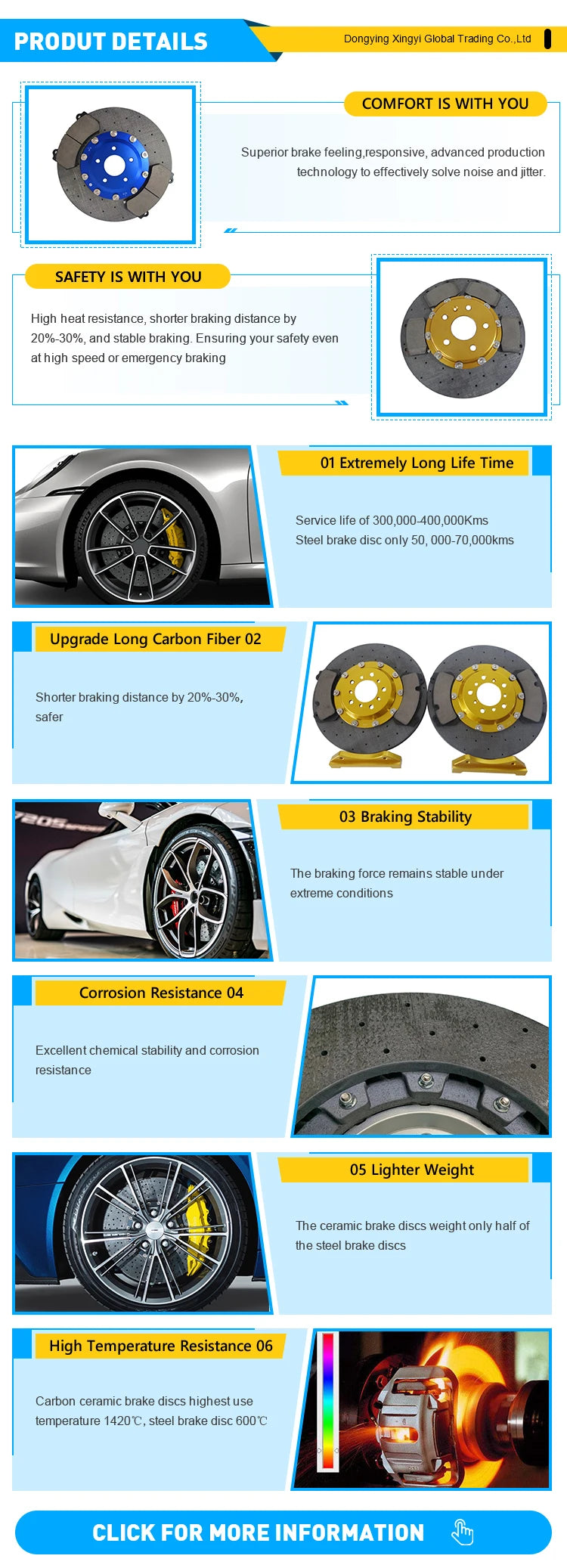 Upgraded versionNew Stock Arrival CCB Rotors Front and Rear Ceramic Brake Rotors for Mclaren GTR R35 Carbon Disk and Pads