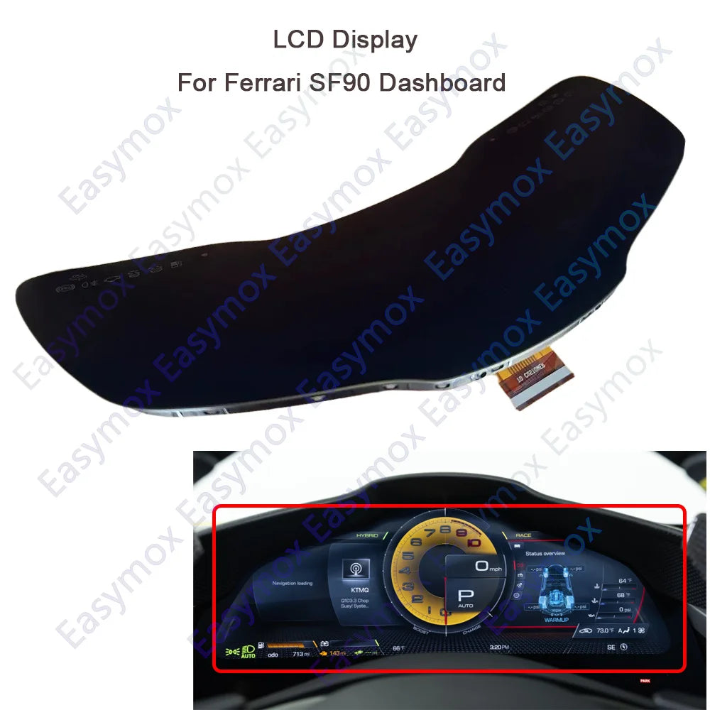 OEM Parts For Ferrari SF90 Stradale Spider Instrument Cluster 2020 2021 2022 2023 Repair LCD Display