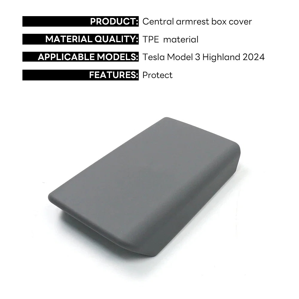 Color: Black - for Tesla Model 3 Highland 2024 TPE Soft Case Car - Premium New Energy Vehicle Parts & Accessories from TEKSY - Just $35.99! Shop now at Rapidvehicles