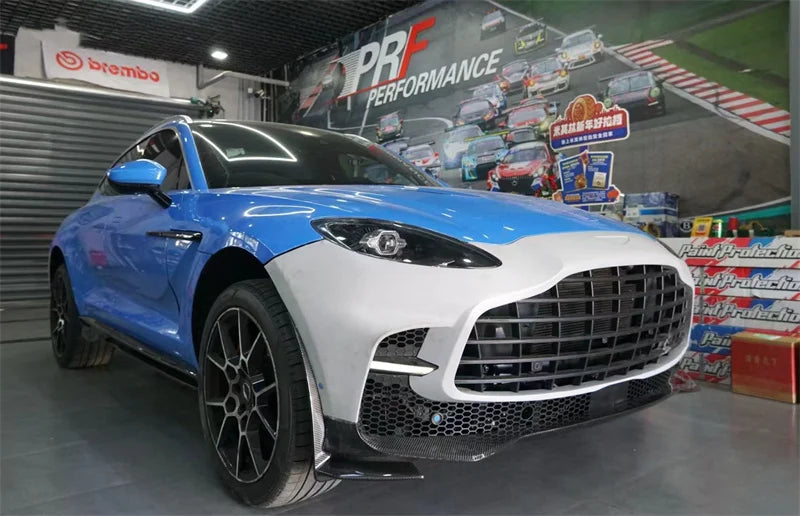 Facelift Car Front Bumper Grilles Rear Bumpers Exhaust Pipes Side Skirts Carbon Body Kit for Aston Martin DBX 707 Bodykit