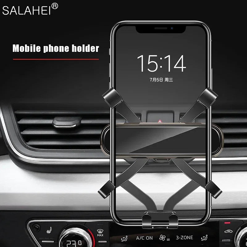 Color Name: Black - Gravity Car Mobile Phone Holder GPS Support For Mercedes Benz C Class 2019 W205 C180 C250 C300 GLC X253 2019 2020 For Iphone - Premium Interior Accessories from SENFEEL - Just $29.91! Shop now at Rapidvehicles