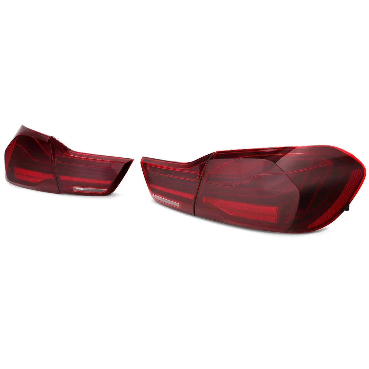 For BMW 4 Series 420i 430i 440i F32 F33 F82 F83 2014-2020 Tail Light Assembly CS Style Signal Lamp Red Lens LED Rear Tail Lights