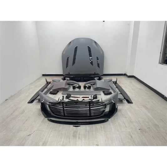 Auto Parts for Aston Martin DB11 Carbon Fiber M Style Front Rear Bumper Spoiler Side Skirts Rear Bumper Tailplane Body Kit