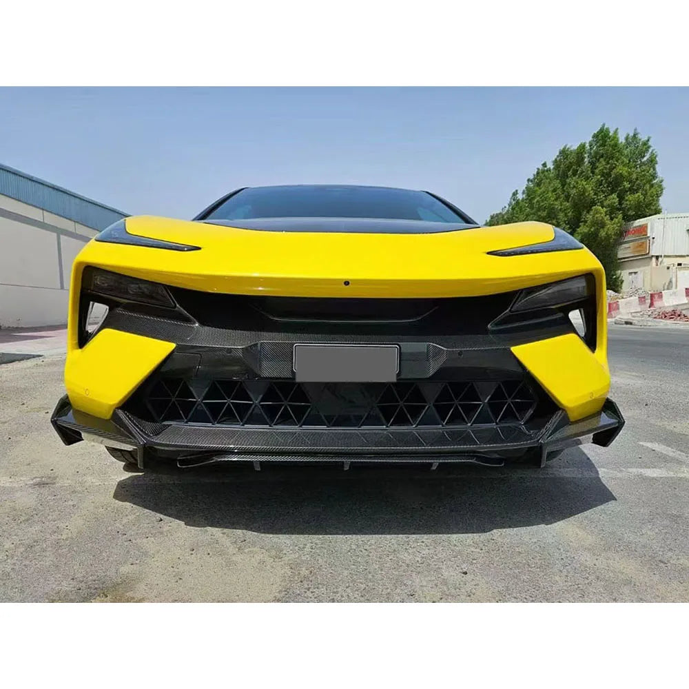 Dry Carbon Fiber Car Front Lip Rear Diffuser spoiler Side Skirts Fender Splitters FRP Accessories for Lotus Eletre Body Kits