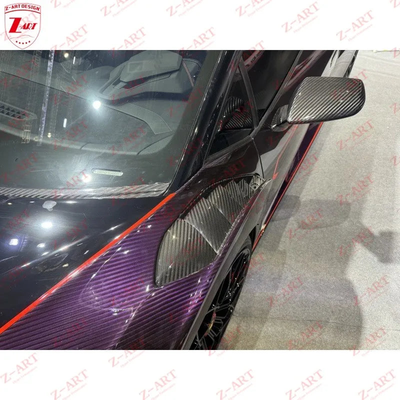 Z-ART STO Dry Carbon Fiber Body Kit For Lamborghini Huracan LP580 LP610 Prepreg Carbon Fiber Wind Spoiler Kit For Huracan EVO