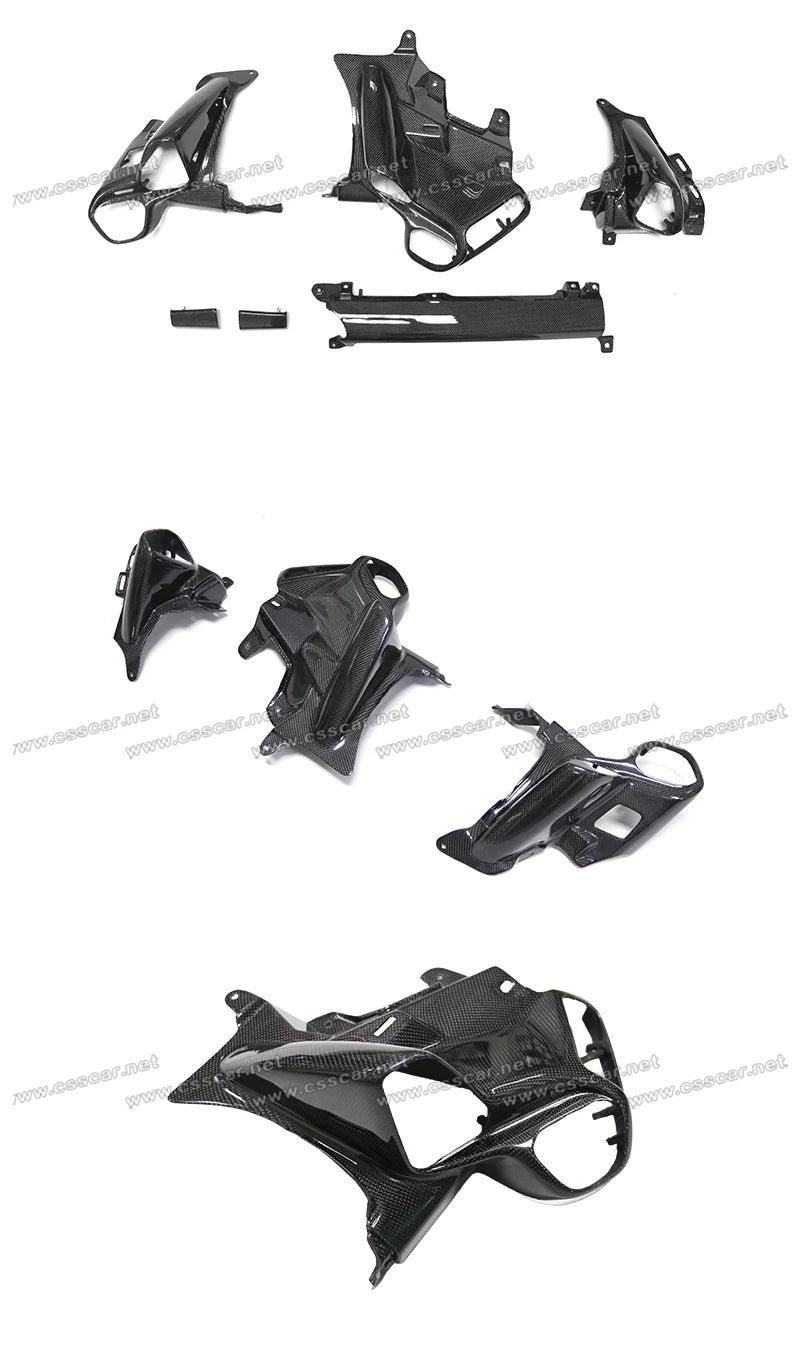 For Ferrari 458 OEM Replement Instrument Panel Air Conditioning Cover Trims Dry Carbon Fiber Interior Decoration Accessories