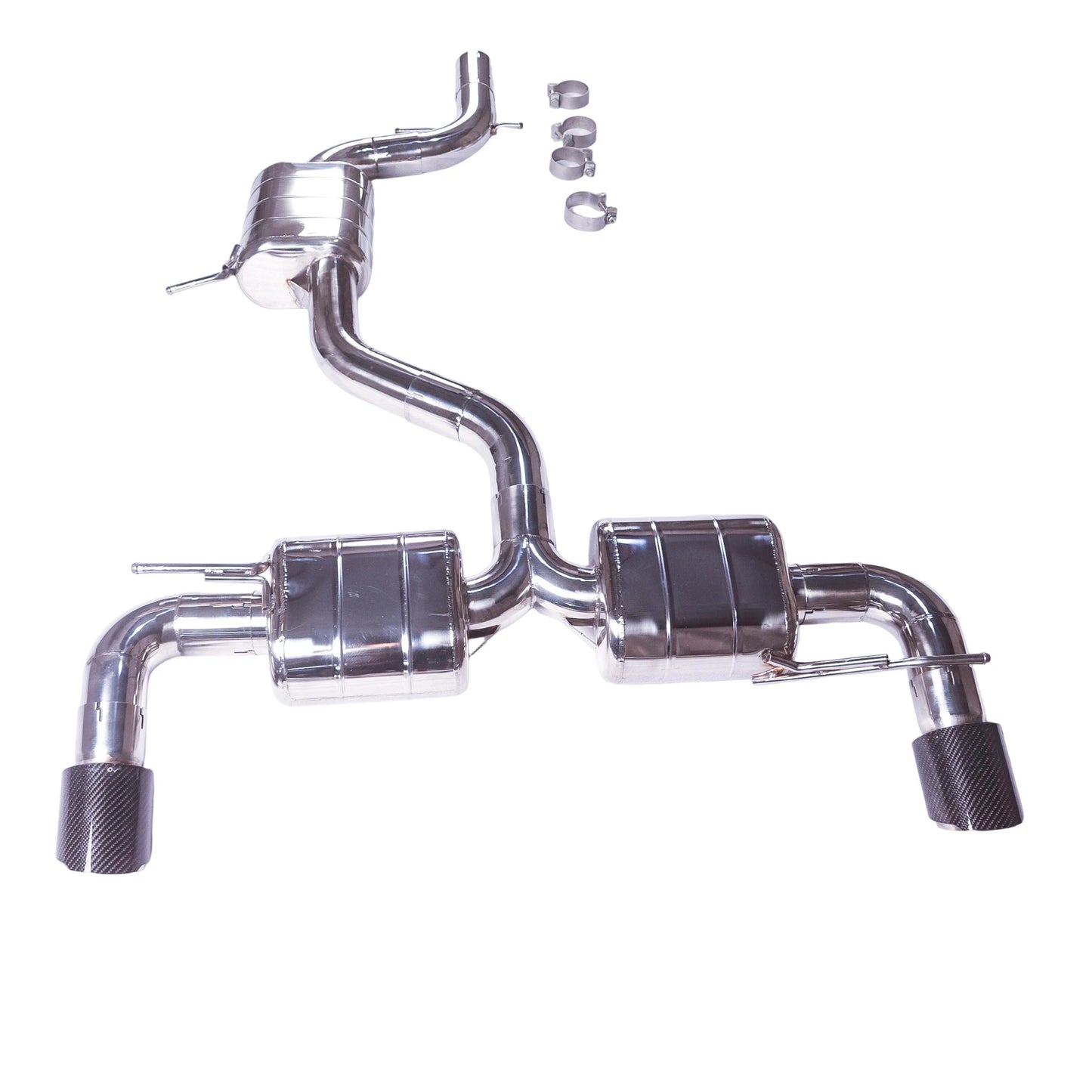 【 Customized Product 】 Stainless steel exhaust system, Volkswagen Golf 6GTI 2.0 drum muffler, deep and rich sound quality, exhau