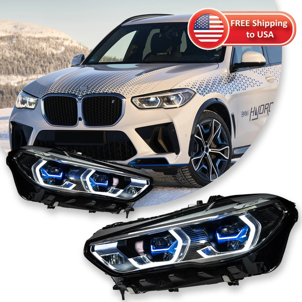 TYPY Car Lights For BMW X5 G05 2019-2022 Headlight LED Projetor head Lamp Daytime Running Light Automotive Accessories