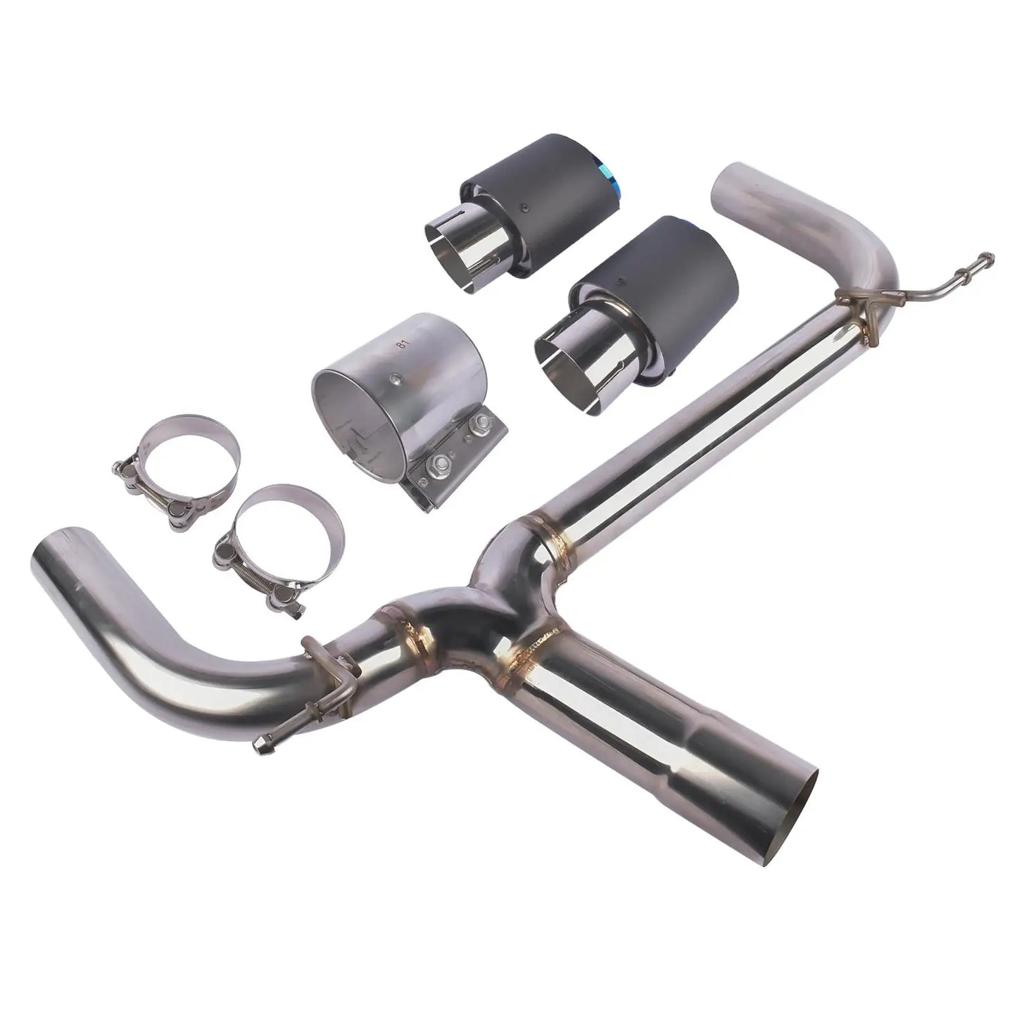 AP03 For BMW F30 F32 335i 435i 2012-2016 Carbon Fiber Axle Back Muffler Exhaust Kit