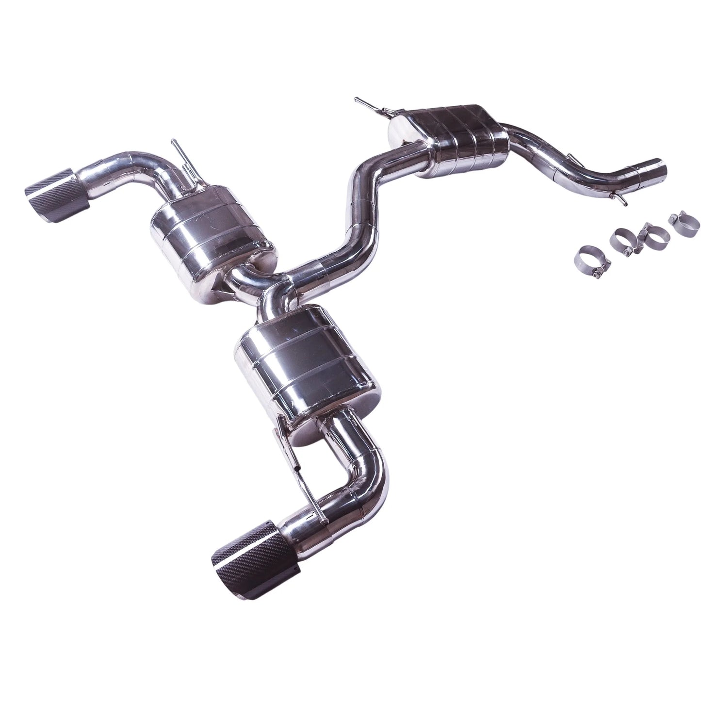 【 Customized Product 】 Stainless steel exhaust system, Volkswagen Golf 6GTI 2.0 drum muffler, deep and rich sound quality, exhau