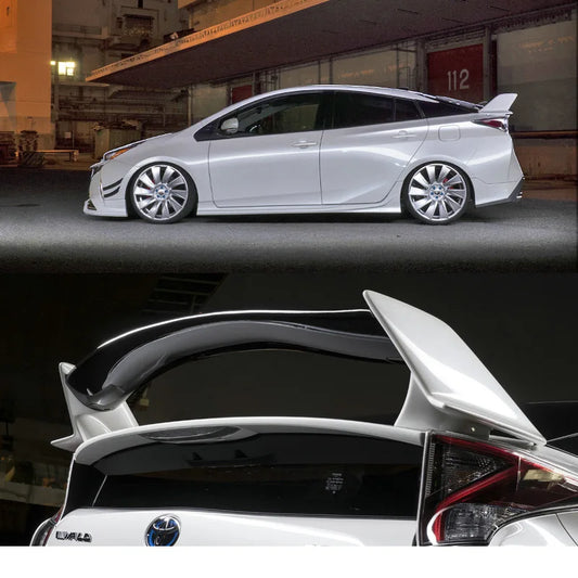 Suitable For Toyota Prius ZVW50 Series Carbon Fiber Modification GT Rear Spoiler Fixed Wind Wing Installation