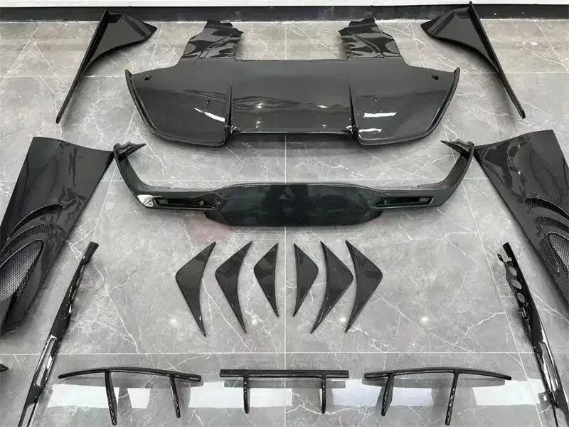 carbon fiber Carbon fiber body kit for McLaren 720S 720 Upgraded TOPCAR style front shovel rear diffuser spoiler cover