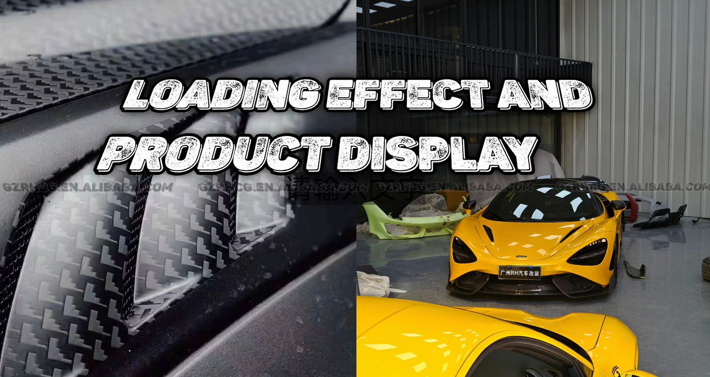 suitable for  McLaren GT Upgrade Dry Carbon Fiber Rear Spoiler