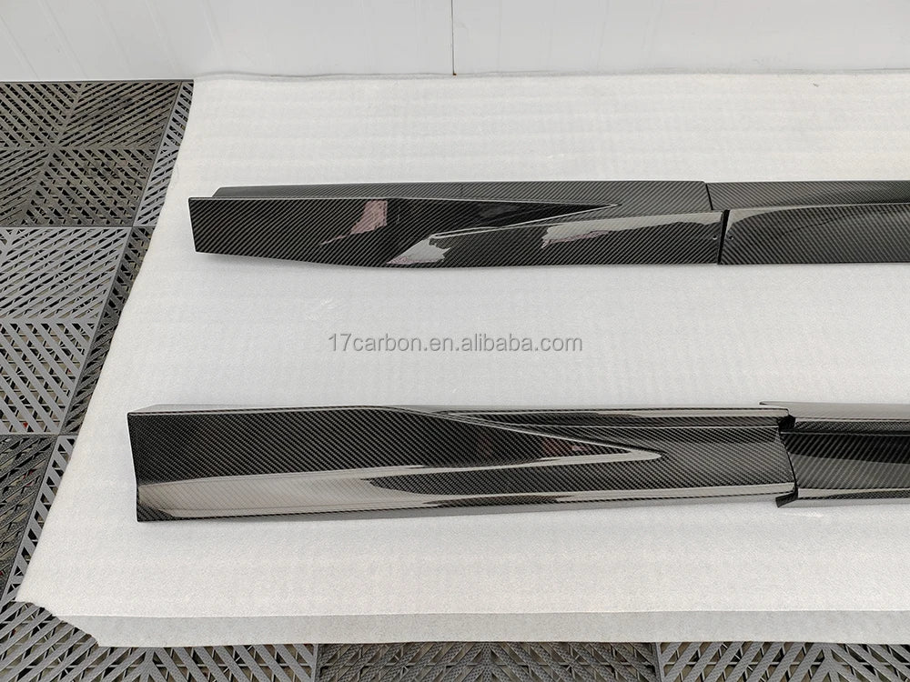 OEM Style Dry Carbon Fiber Side Skirt Extension Perfect Fit for Aston Martin DBX 707
