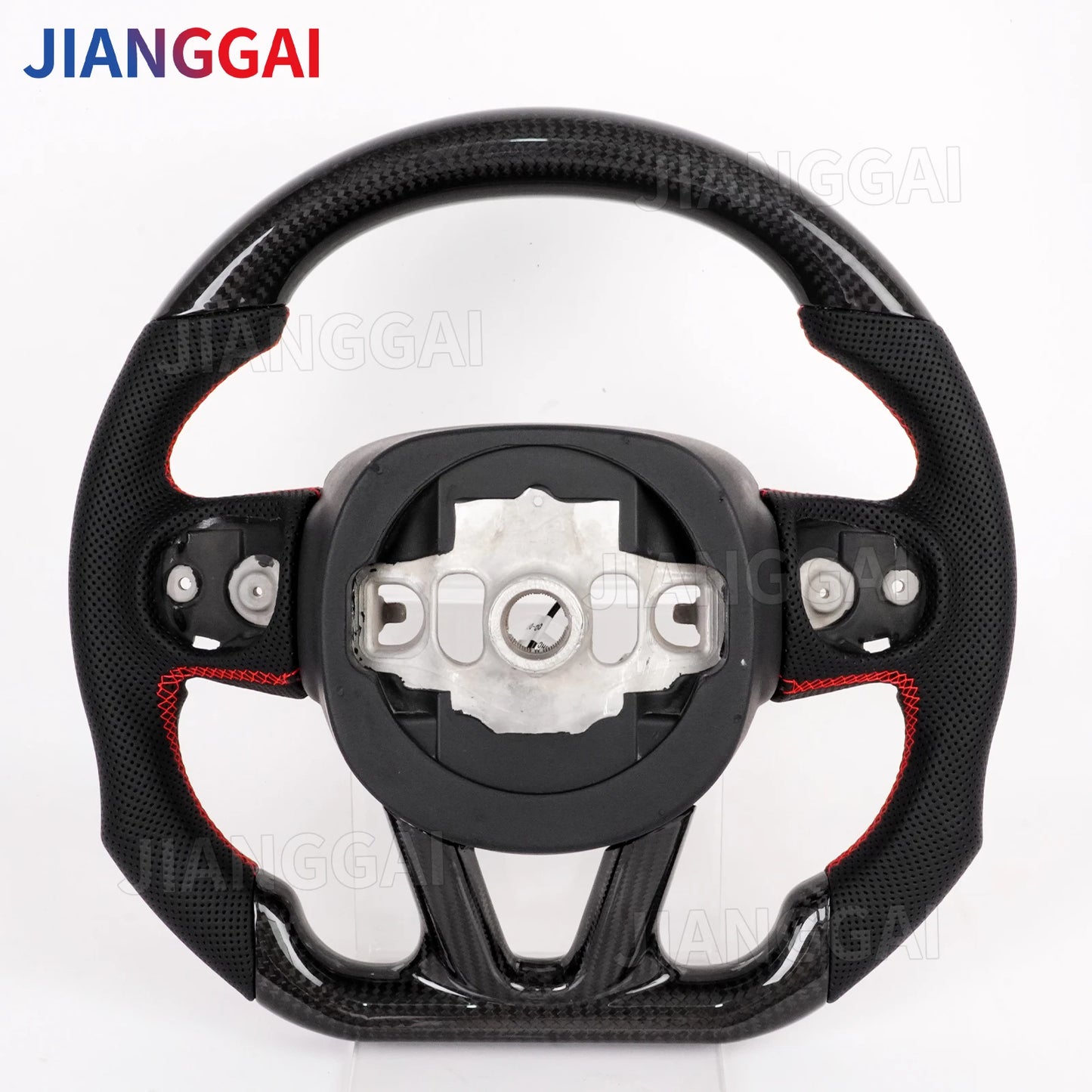 LED Carbon Fiber Steering Wheel For Dodge Challenger Charger Durango HELLCAT 2015-2020 Jeep Grand Cherokee SRT 2014-2020