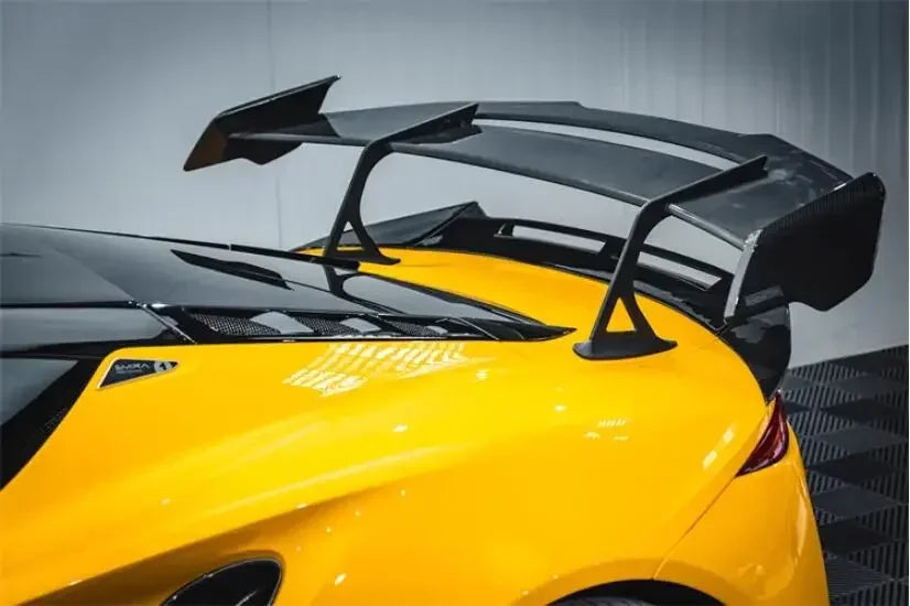 For Lotus Emira 2021 2022 2023 2024 Real Forged Carbon Fiber Car Rear Wing Trunk Lip Spoiler