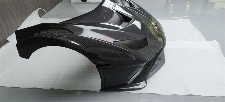 New product STO style hot pressed dry carbon fiber body kit front bumper rear bumper cover for Lamborghini Huracan LP580 LP610