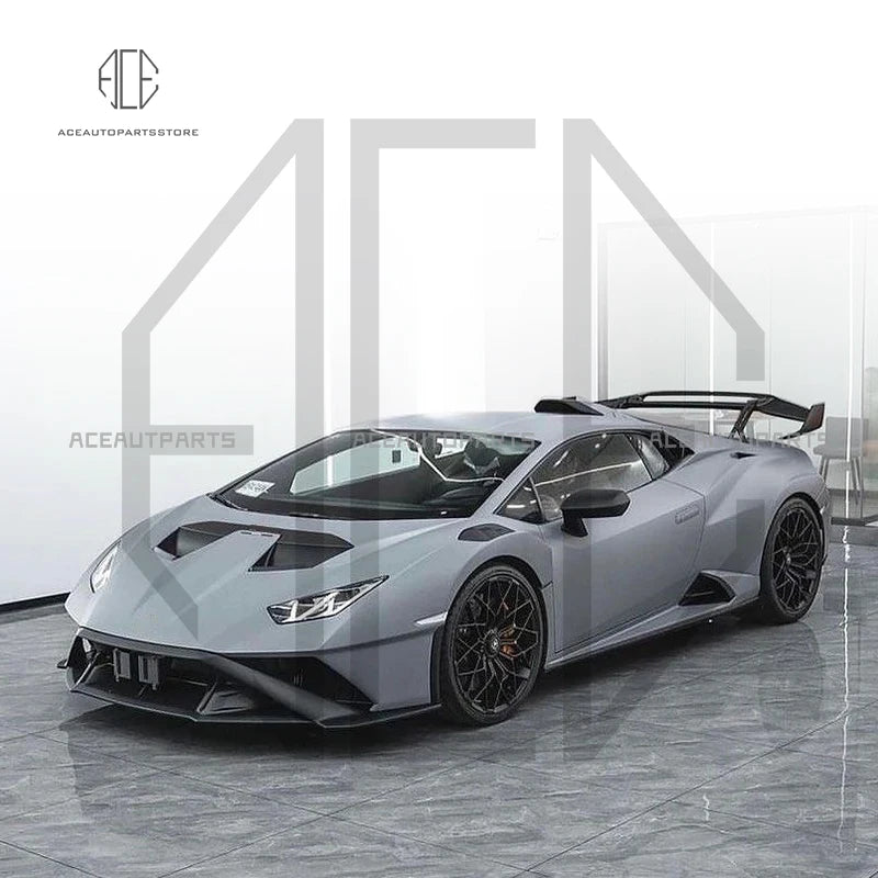 Lp580 Lp610 EVO Dry Carbon Fiiber Body Kit for Lamborghini Huracan Front and Rear Bumper Lip Diffuser Spoiler Engine Hood Cover