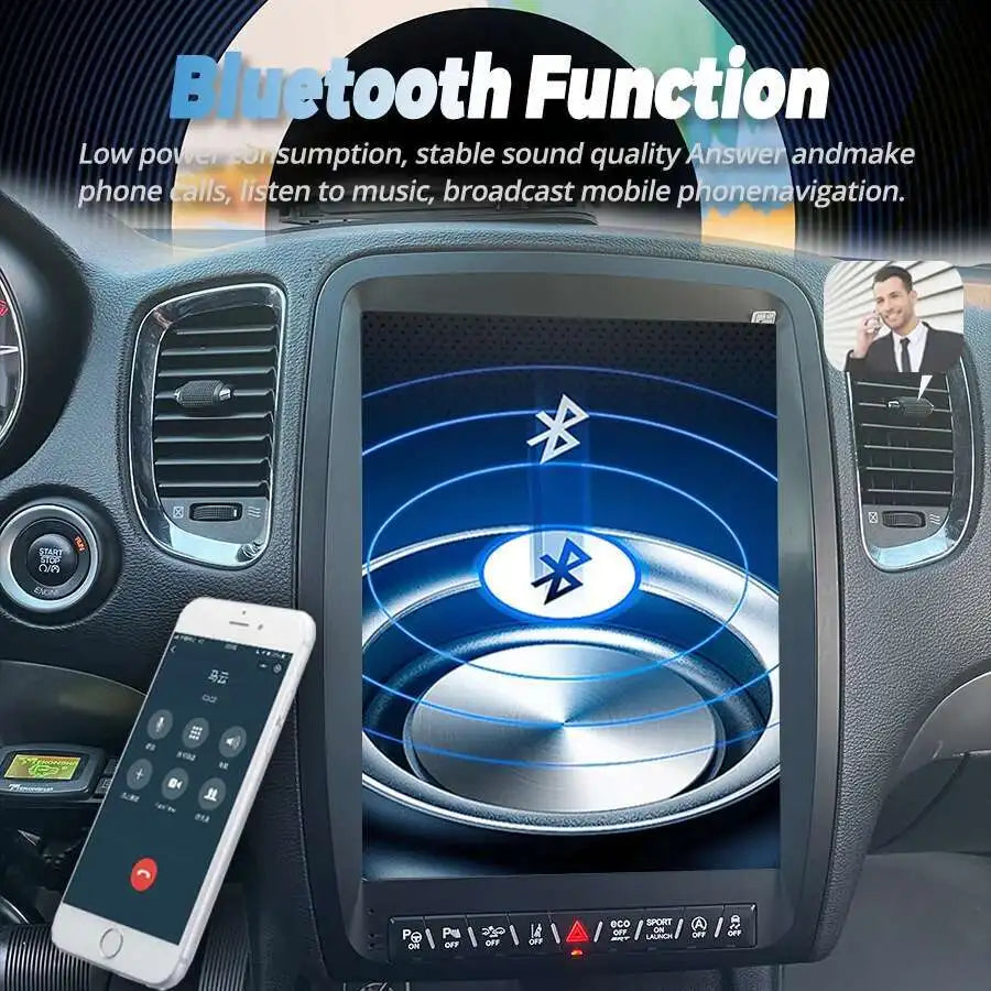 Carplay For Dodge Durango 2012 - 2019 Android13 Car Stereo Car Radio with touch Screen Radio Player Car GPS Navigation Head Unit