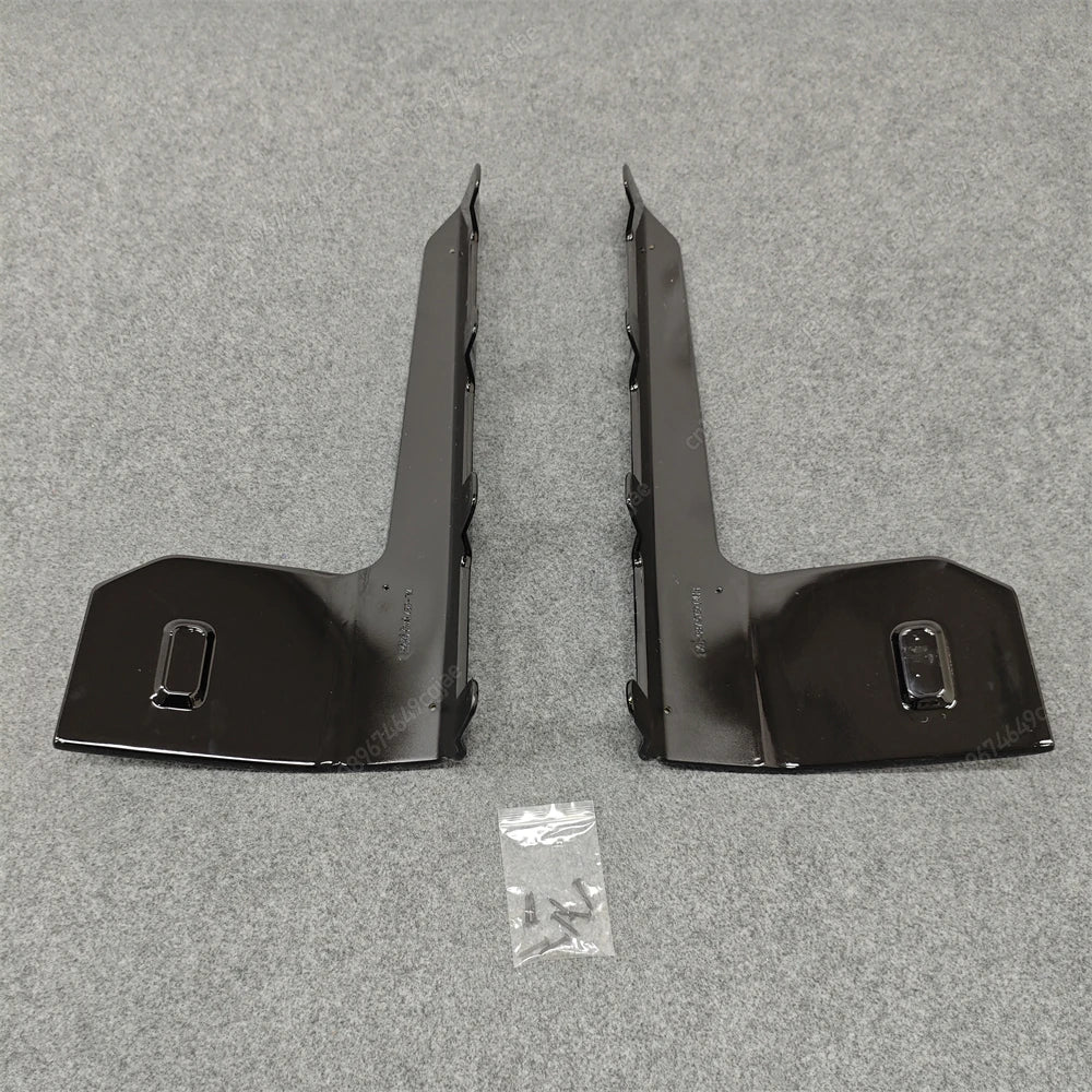 For BMW M2 G87 2023-2024 ABS Body Kits Black MP Style Car Side Skirts Lip Flaps Extension Rocker Splitters Diffuser Winglet Wing