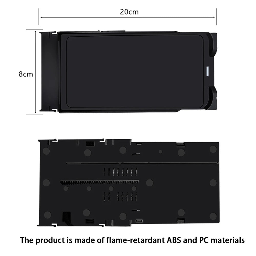 for Maserati Quattroporte M156 2014-2024 Center Console Storage Car Wireless Mobile Phone Charger QI 18W Magsafe Fast Charging