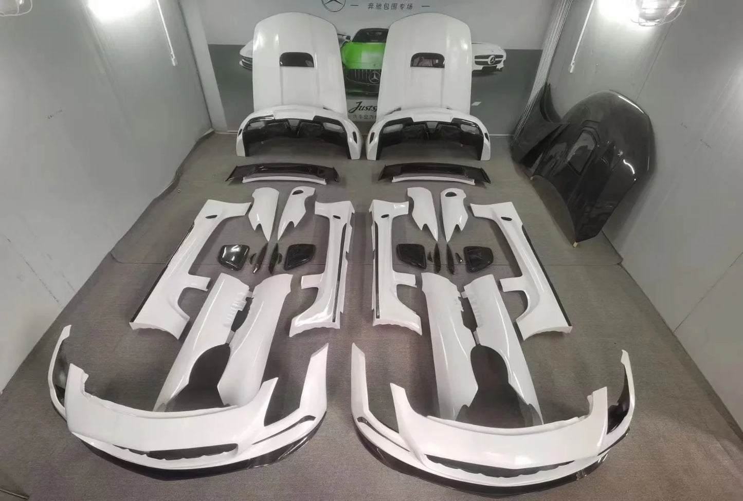 Aston Martin DB9 Body Kit DB9 Upgraded with New DBS Style Front and Back Bumpers