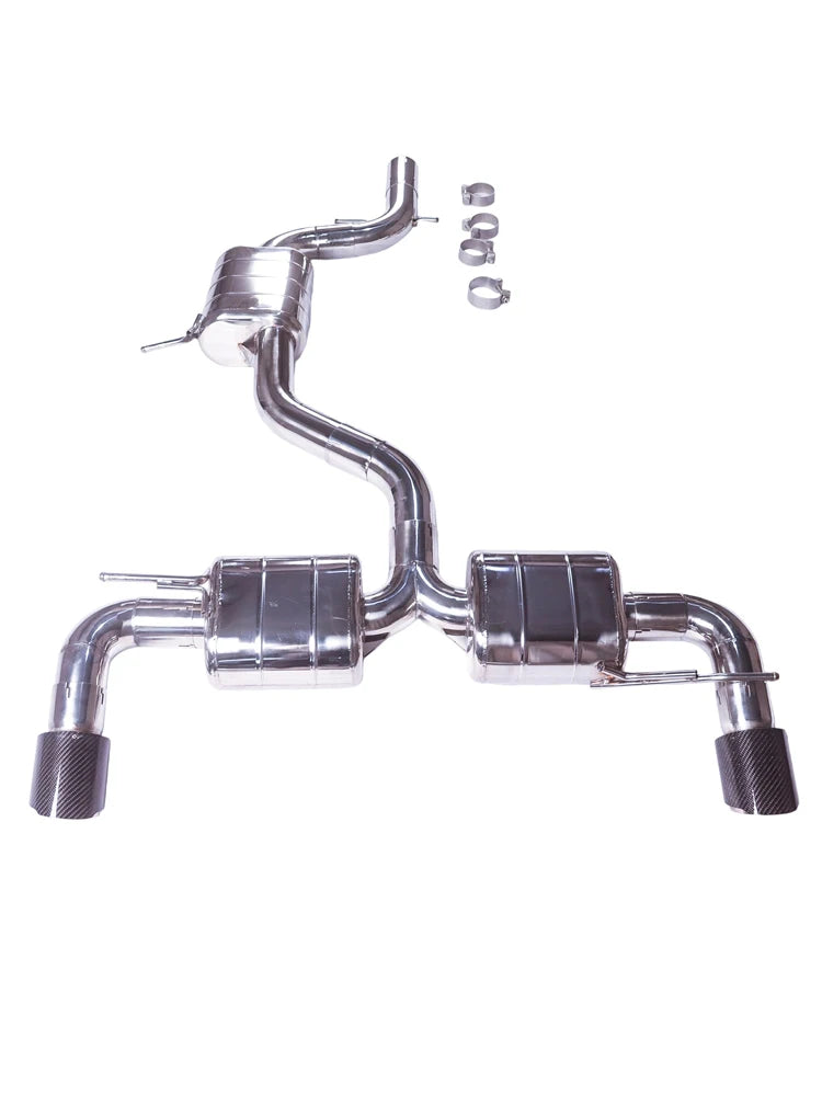 【 Customized Product 】 Stainless steel exhaust system, Volkswagen Golf 6GTI 2.0 drum muffler, deep and rich sound quality, exhau