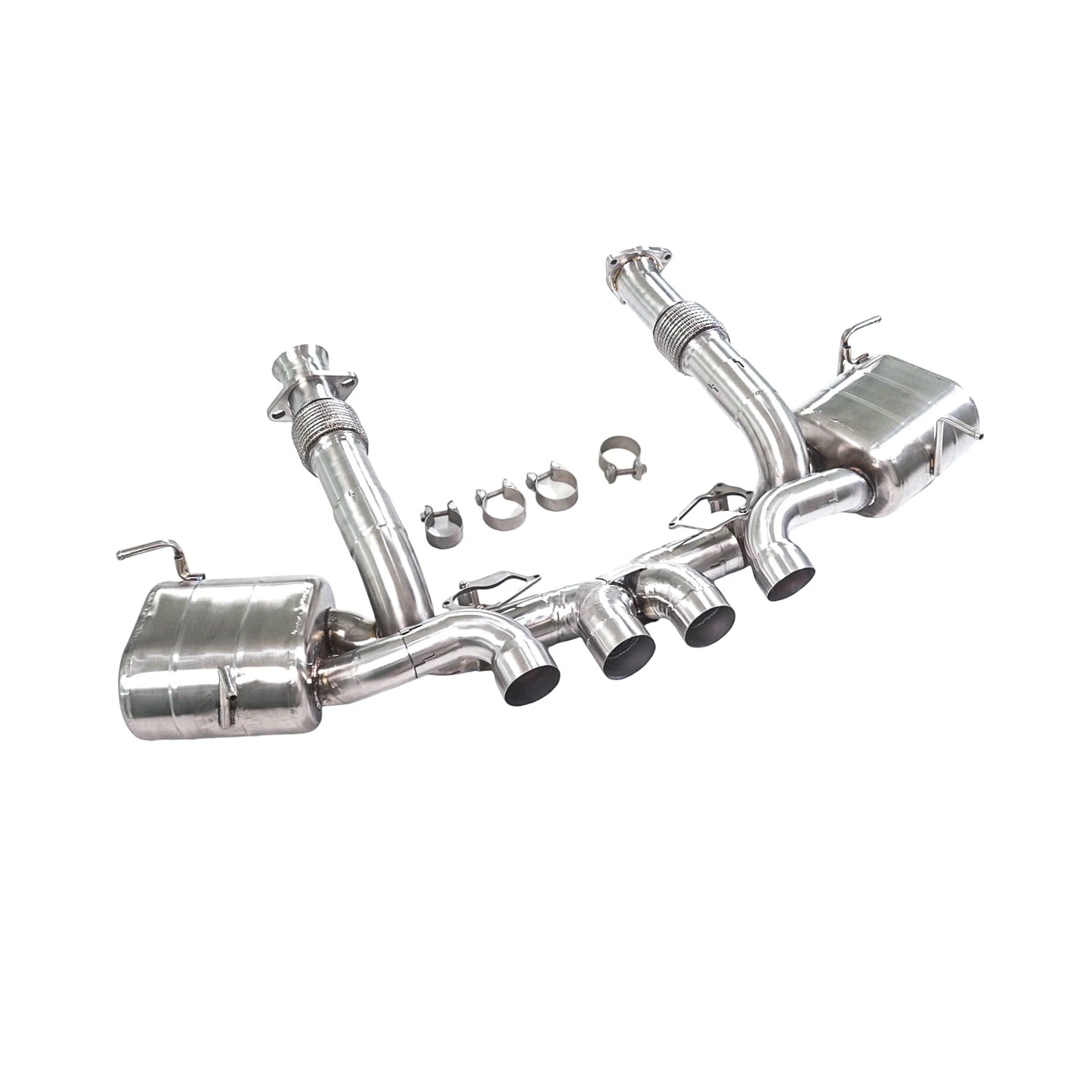 GFC catback exhaust muffler for Chevrolet Corvette C8 Z06 5.5L, Car electric valve exhaust system made of 304 stainless steel