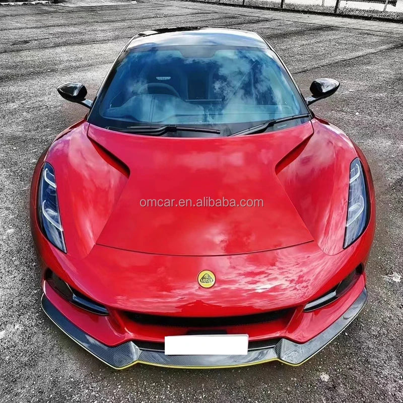 Car Exterior Accessories Dry Carbon Fiber Body Kit Front Lip Side Skirts Rear Diffuser Spoiler Wing Mirrors for Lotus Emira