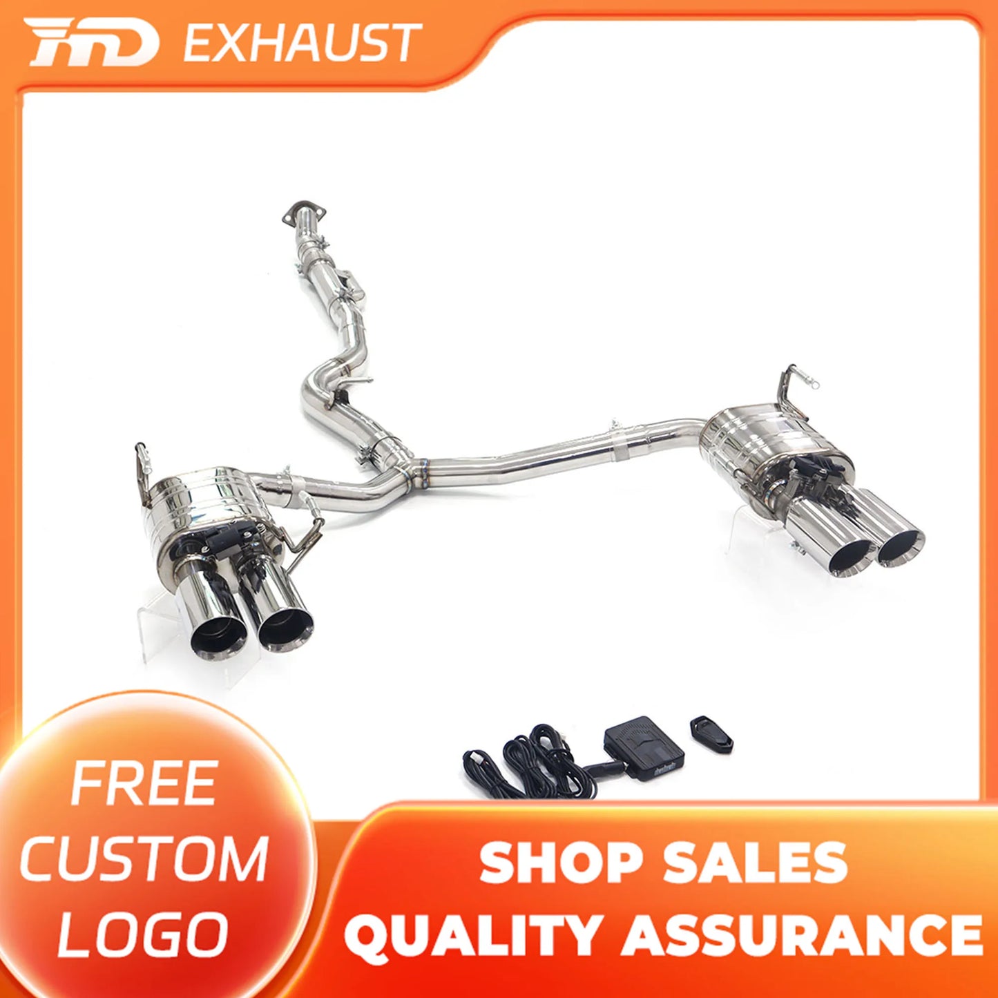 HMD Exclusive Customization 2024+ SS304 Exhaust Catback For Subaru WRX 2.4T High Flow Pipe With Muffler Tips Car Accessories