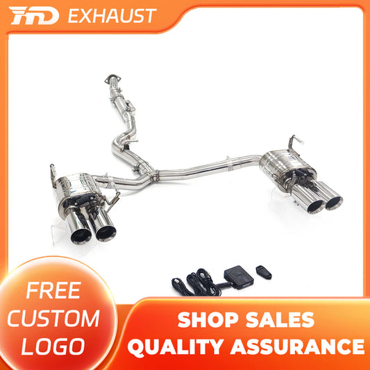 HMD Exclusive Customization 2024+ SS304 Exhaust Catback For Subaru WRX 2.4T High Flow Pipe With Muffler Tips Car Accessories