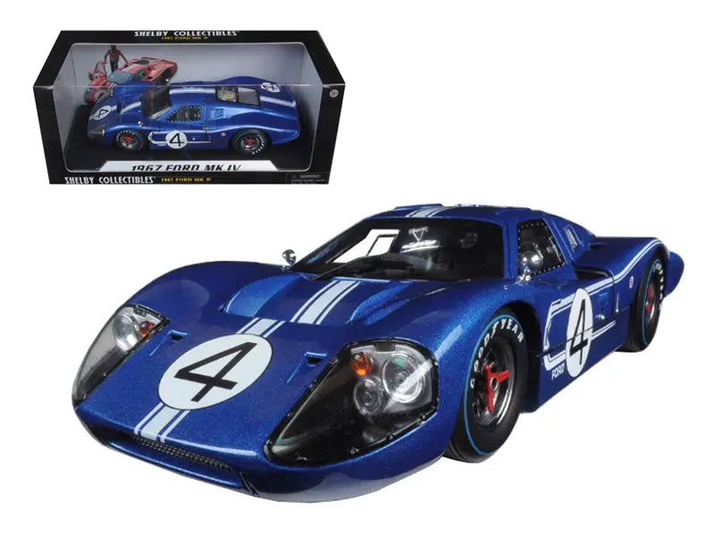 Ford GT MK IV #4 Blue L. Ruby - D. Hulme 24 Hours of Le Mans (1967) 