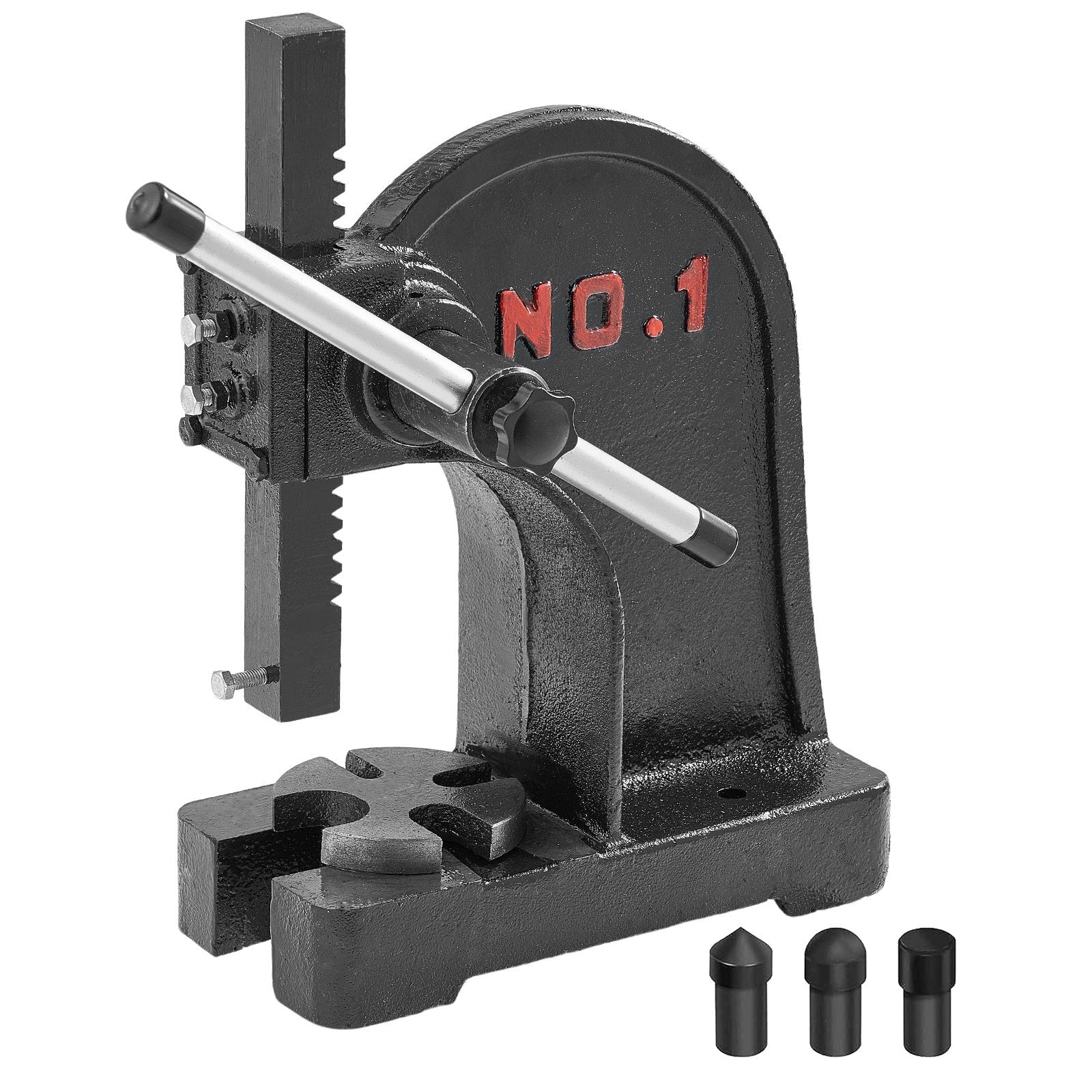 VEVOR Arbor Press, 1 Ton Manual Arbor Press, 5.9" Maximum Height, Cast Iron Heavy-duty Manual Desktop Arbor Press, Precision Hand Press for Stamping, Bending, Stretching, Forming - Premium Arbor Presses from VEVOR - Just $81.19! Shop now at Rapidvehicles