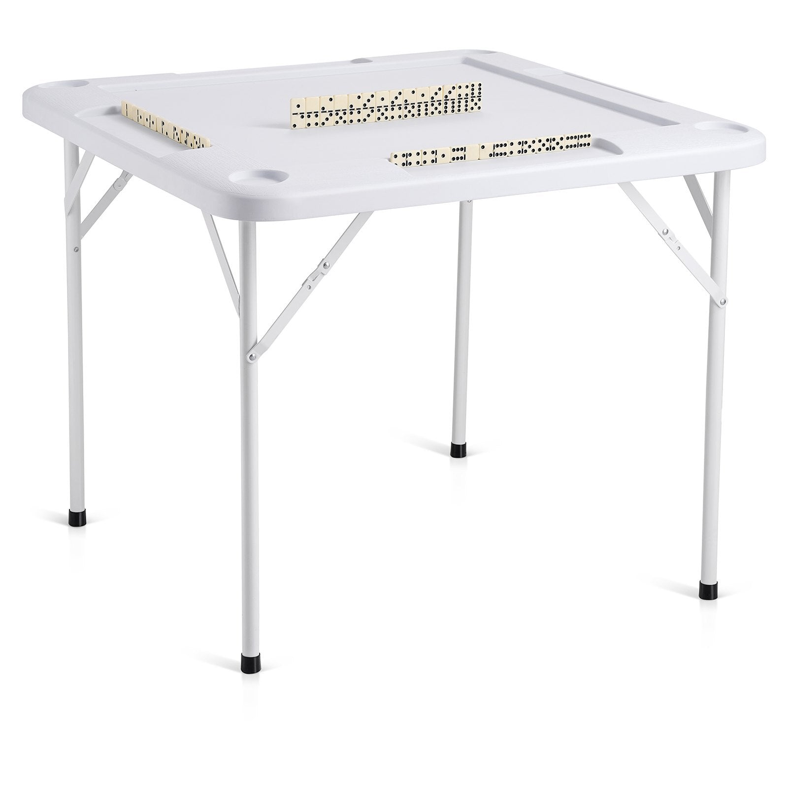 VEVOR Mahjong Table 4 Player Folding Card Table & 4 Cup Holders - Premium Mahjong set from VEVOR - Just $108.56! Shop now at Rapidvehicles