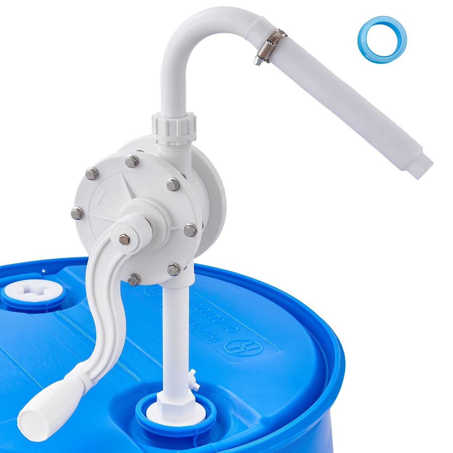 VEVOR Drum Pump, 6.5 GPM Flow, Rotary Barrel Pump Hand Crank, - Premium Drum Pump from VEVOR - Just $61.89! Shop now at Rapidvehicles