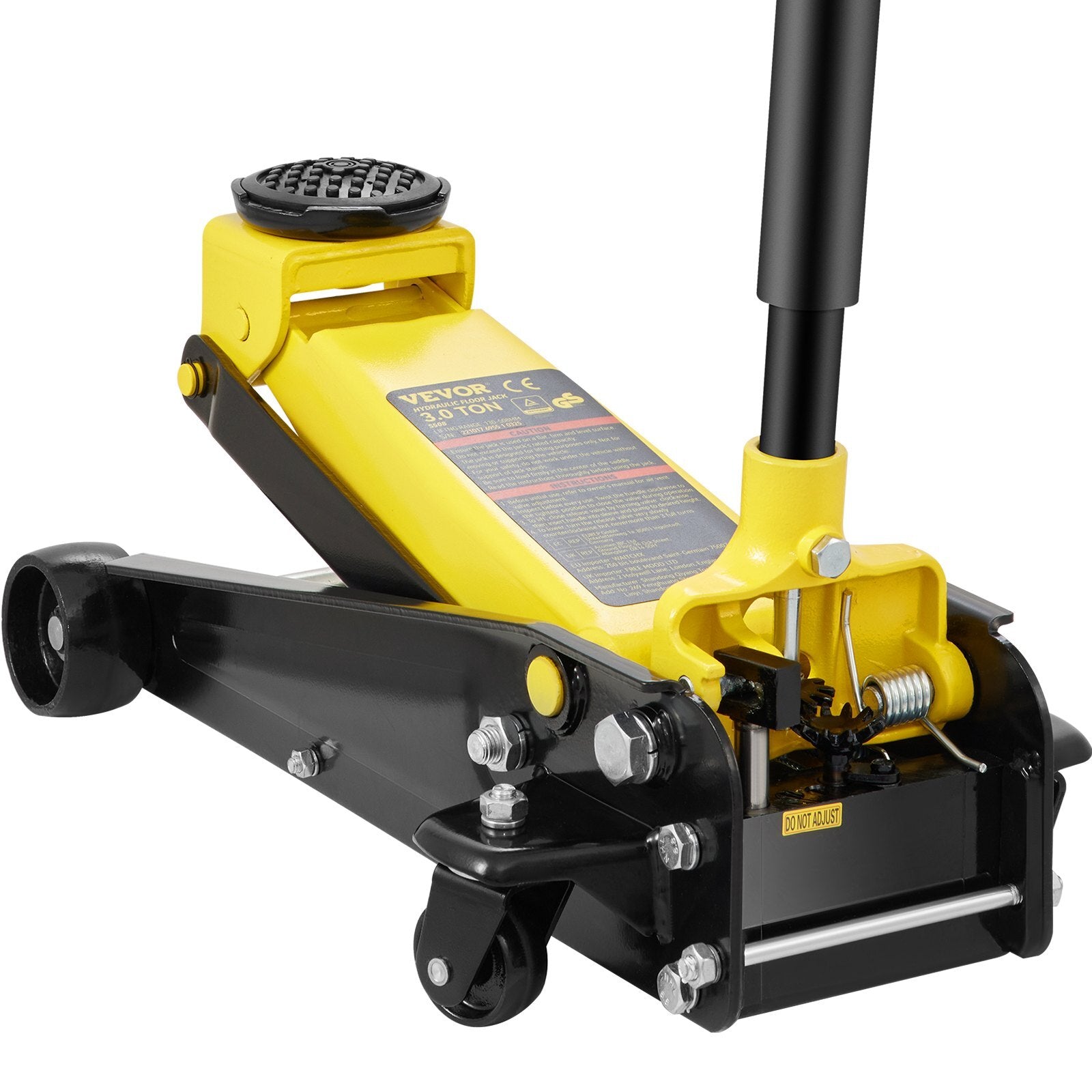 VEVOR Low Profile Floor Jack 3 Ton Heavy Steel Single Piston Hydraulic Pump - Premium Floor Jacks from VEVOR - Just $164.99! Shop now at Rapidvehicles