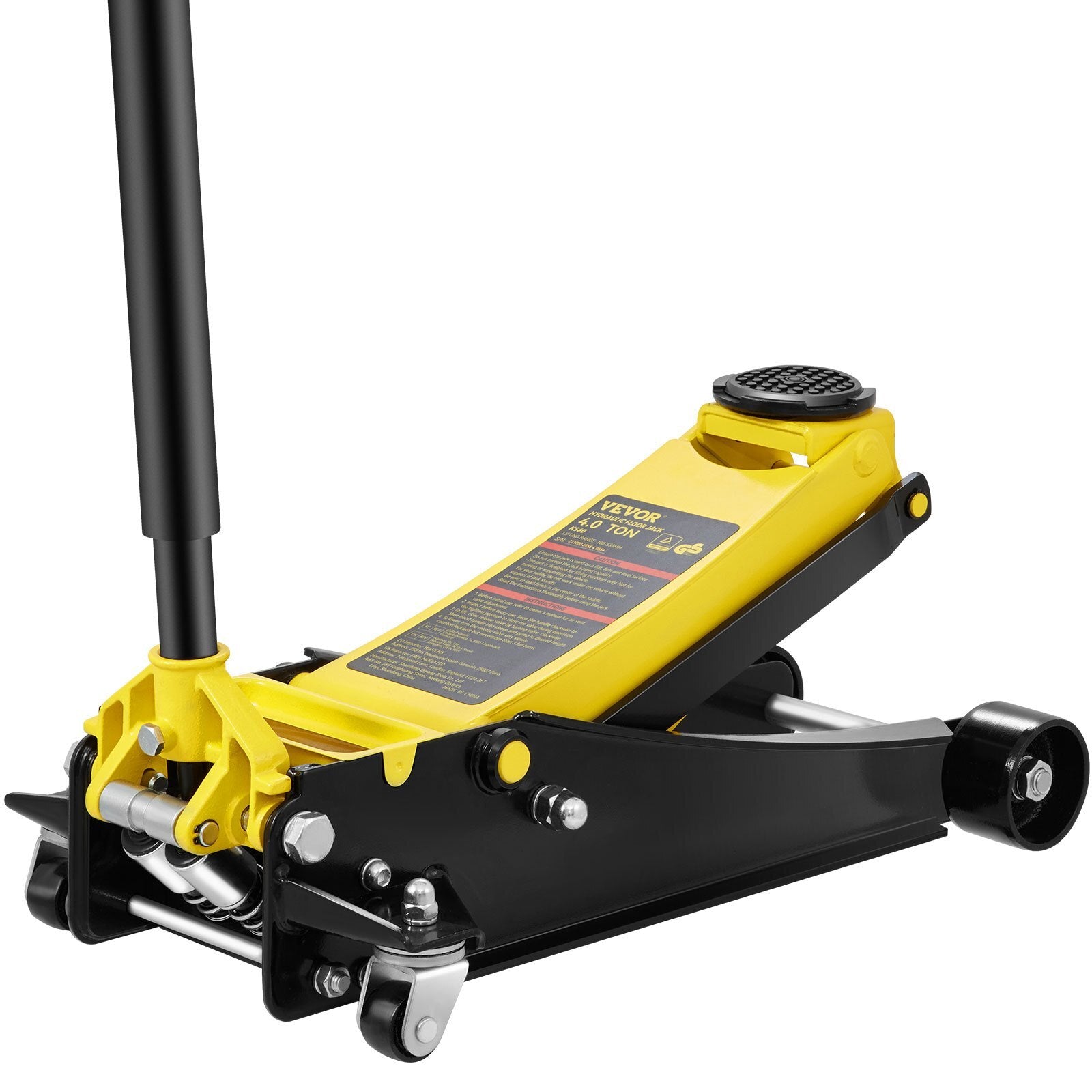 VEVOR Low Profile Floor Jack 4 Ton Heavy Duty Steel Dual Piston Rapid Pump - Premium Floor Jacks from VEVOR - Just $233.99! Shop now at Rapidvehicles