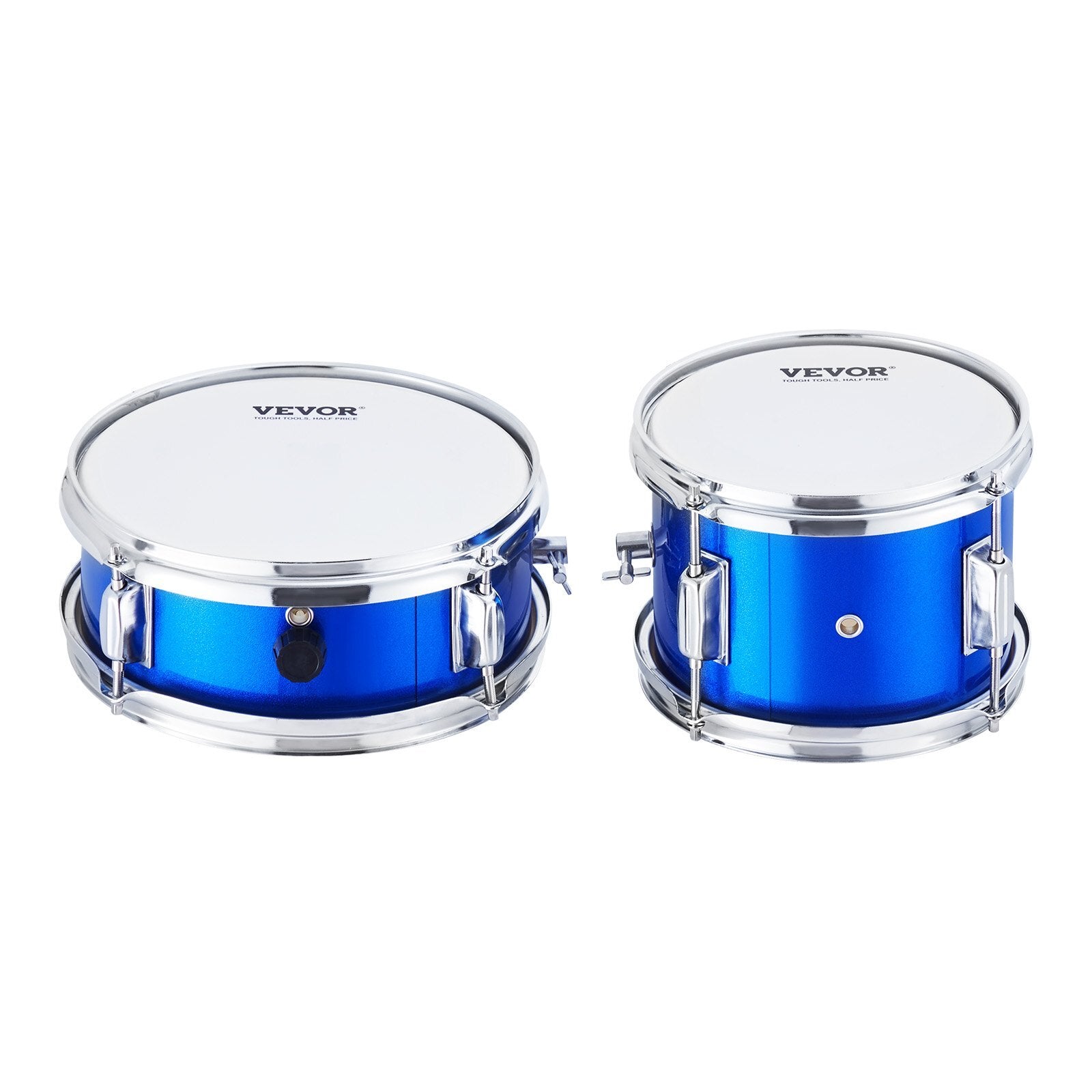 VEVOR Kids Drum Set, 3-Piece, 14 in Beginner Drum Set with Adjustable Throne Cymbal Pedal Two Pairs of Drumsticks, 8'' Tom Drum 10'' Snare Drum 14'' Bass Drum, Starter Drum Kit for Child Kids, Blue - Premium Instrument Accessories from VEVOR - Just $125.99! Shop now at Rapidvehicles