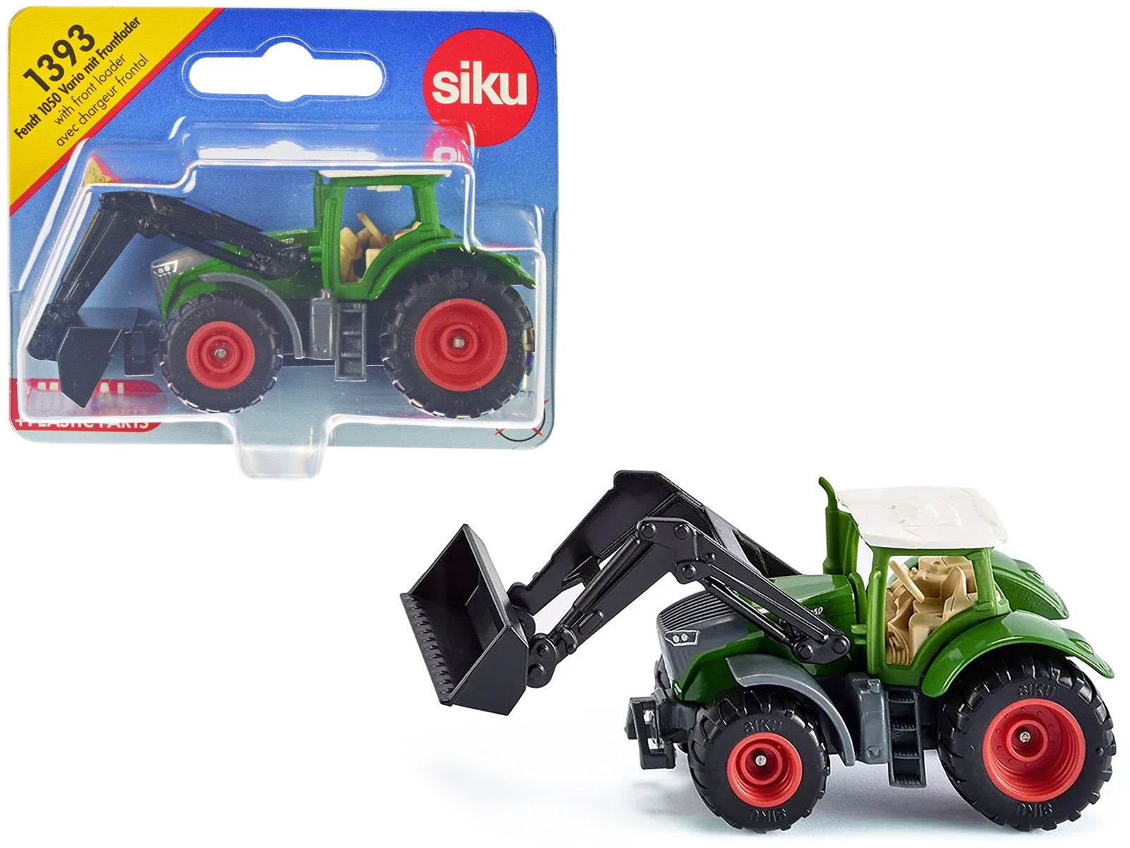 Fendt 1050 Vario Tractor with Front Loader Green with White Top - Premium Other from SIKU - Just $31.99! Shop now at Rapidvehicles