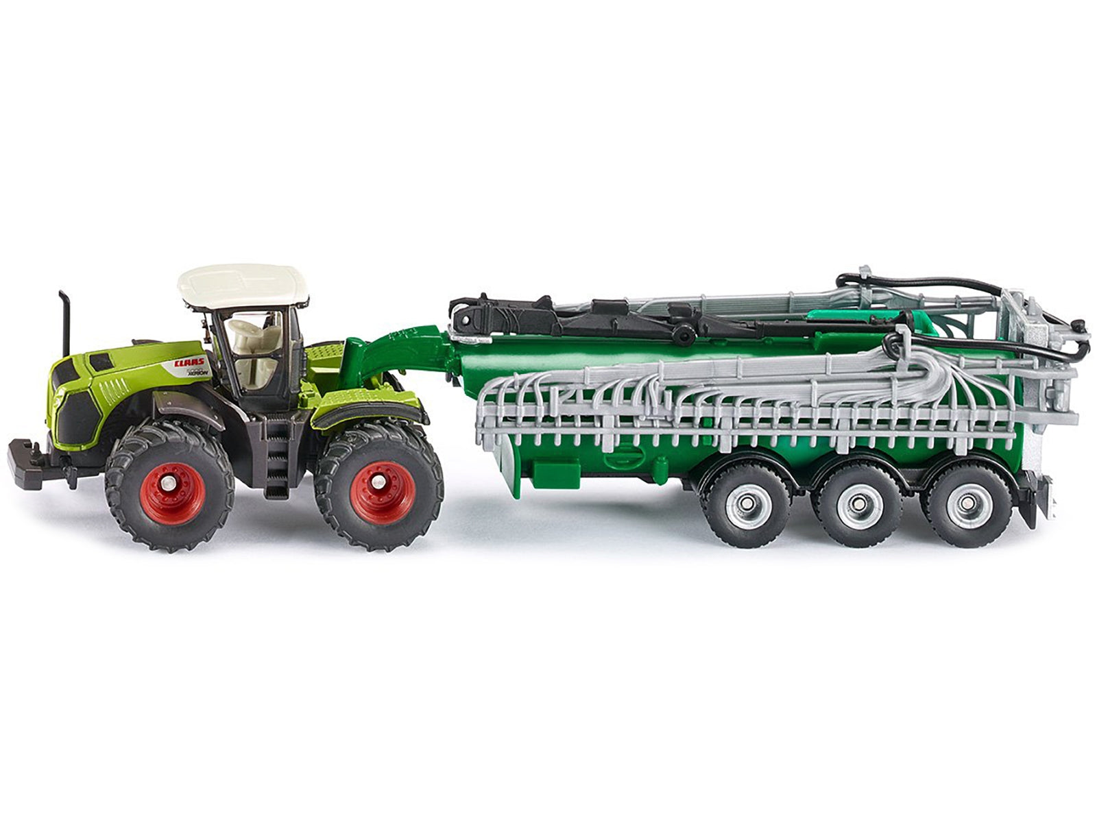 Claas 5000 Xerion Tractor Green and Black with Vacuum Tanker 1/87 - Premium Other from SIKU - Just $58.99! Shop now at Rapidvehicles