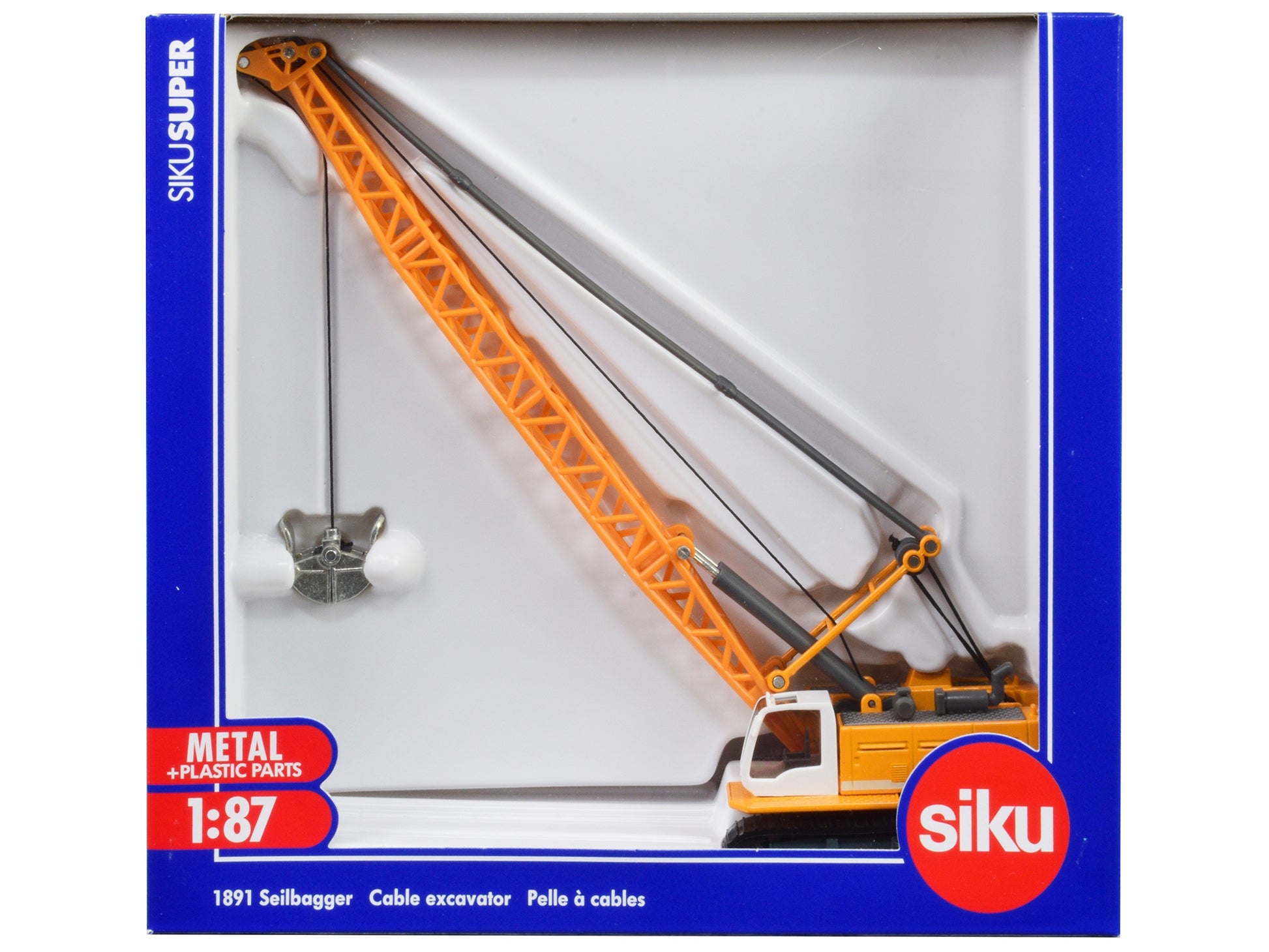 Liebherr Cable Excavator Yellow 1/87 (HO) Diecast Model by Siku - Premium Other from SIKU - Just $69.99! Shop now at Rapidvehicles