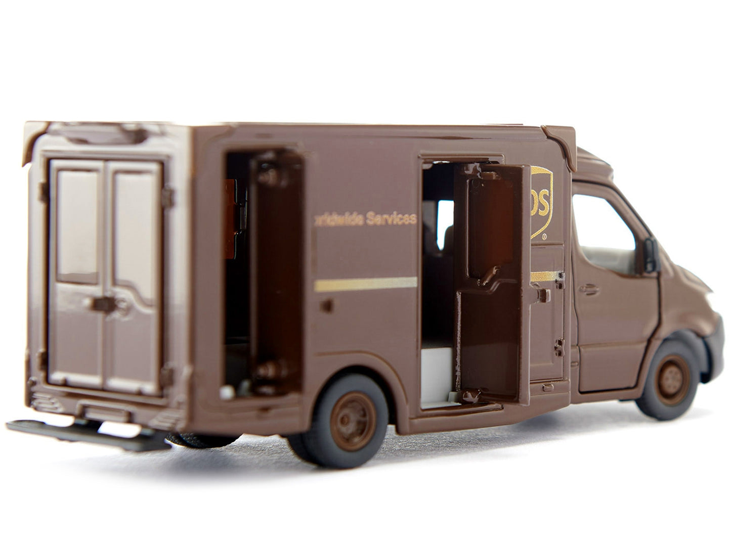 Mercedes-Benz Sprinter Van Brown "UPS Worldwide Services" 1/50