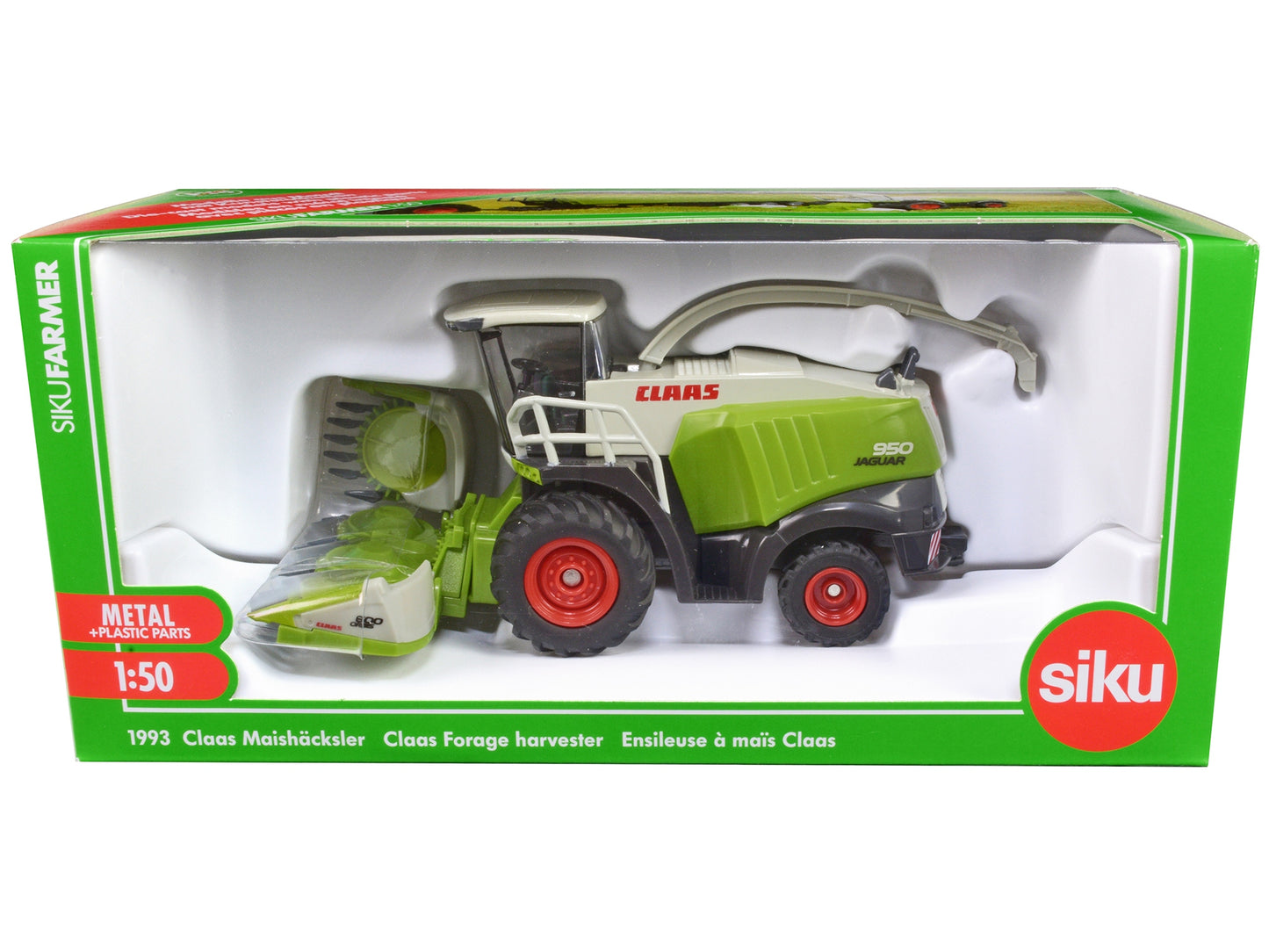 Claas 950 Jaguar Forage Harvester Green and Gray 1/50 Diecast